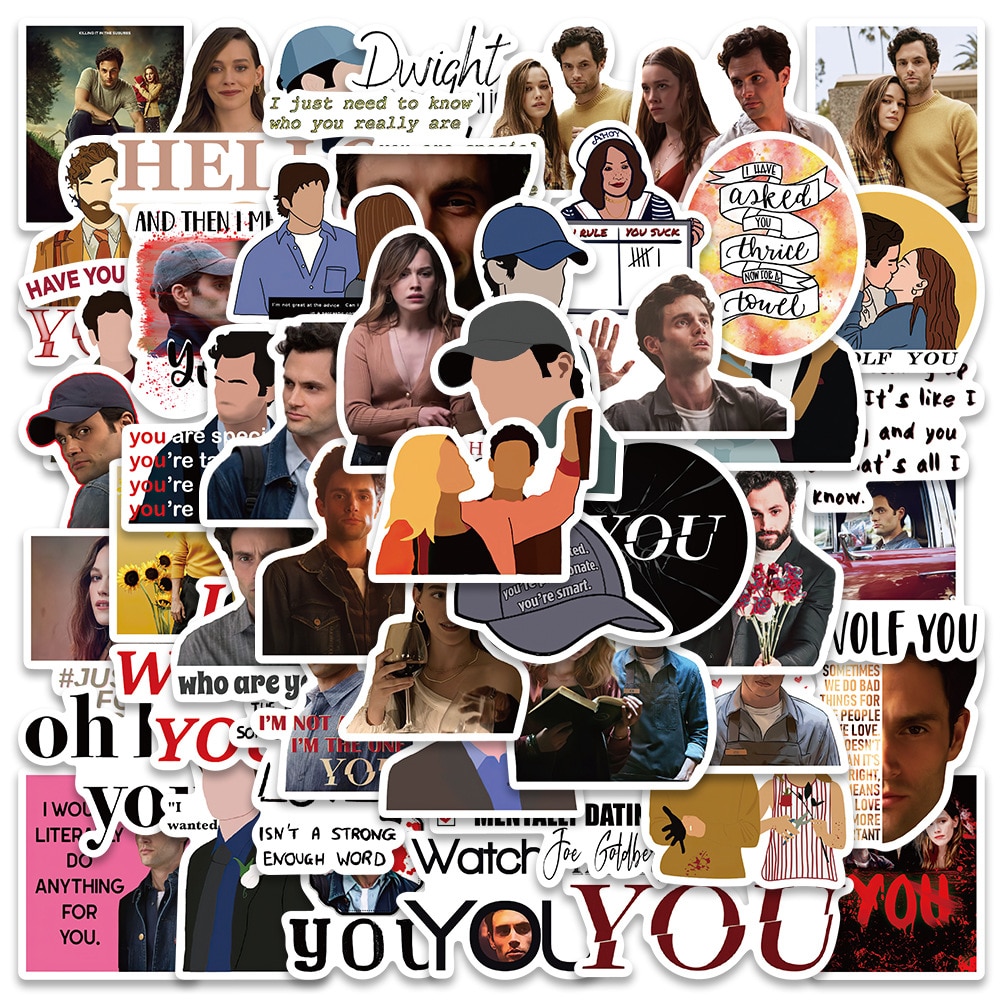 10/30/50PCS American Classic TV Show YOU Stickers For DIY Waterproof Decal Phone Luggage Laptop Motorcycle Guiter