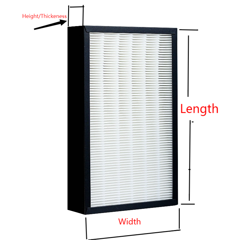 Custom Made Metal Frame 250*185*40mm Hepa Filter Air purifier Filter Ventmachine Satellite. Metal frame
