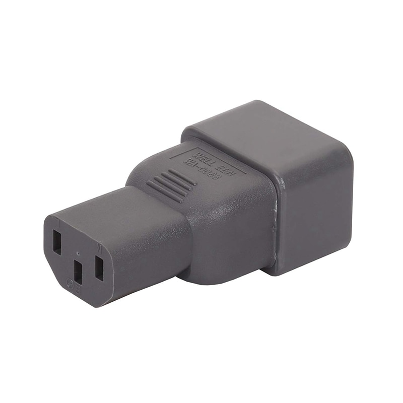 4X Beige Color IEC 320 C13 To C20 AC Adapter, IEC 15A To 10A,16A To 10A AC Converter,C20 16A To C13 10A Power Connector
