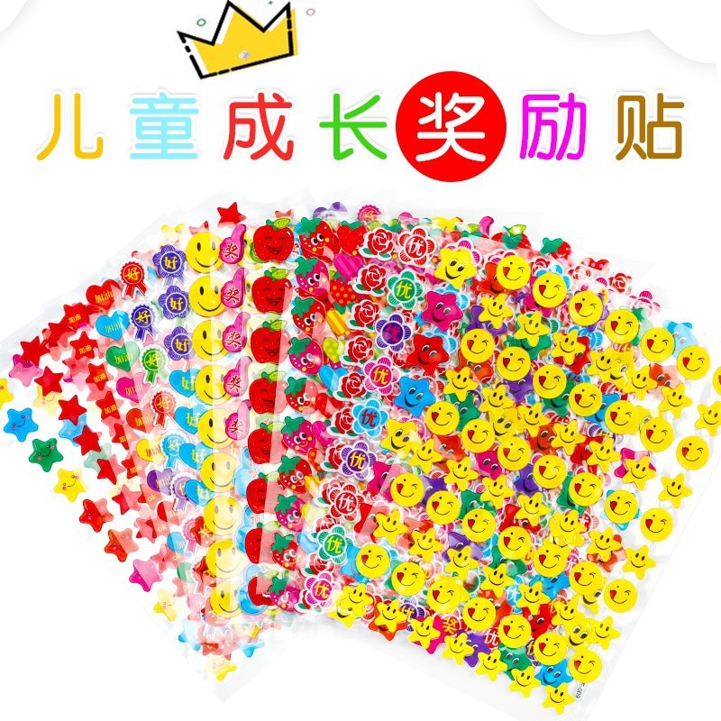 Children'S Handbook Stickers, Cartoon Pattern Diy Materials, Cute Little Stickers, Kindergarten Encourage Stickers, Reward 