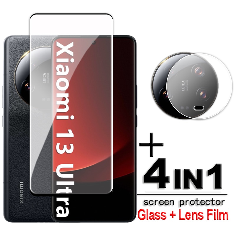 For Xiaomi 13 Ultra Glass 3D Full Cover Curved Screen Protector Xiaomi 13 Ultra Tempered Glass Xiaomi 13 Ultra Lens Film 6.7inch