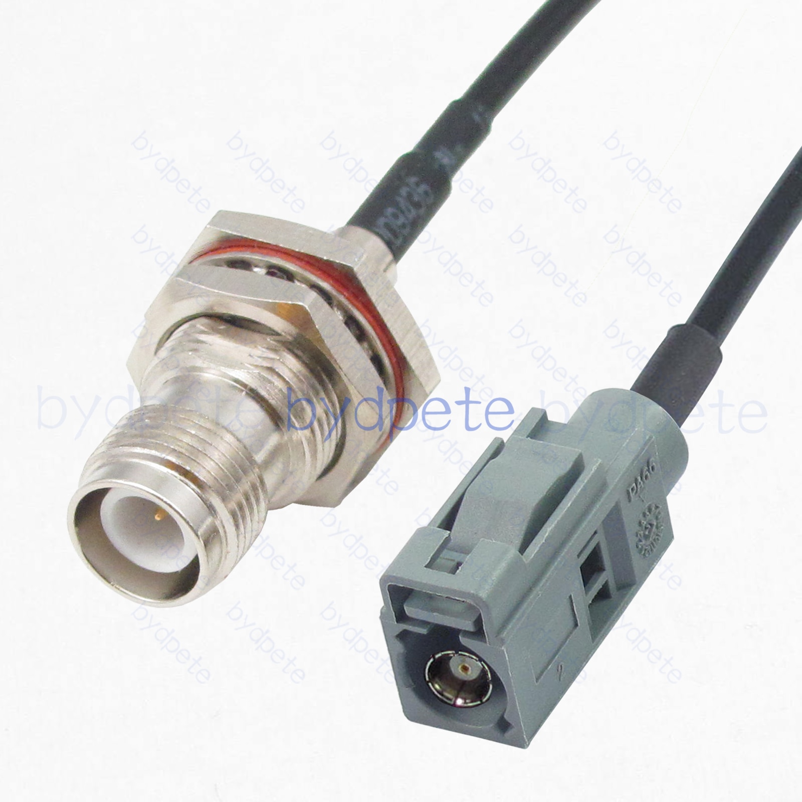 Fakra-G Female 7031 to RP-TNC Female Bulkhead Waterproof RG174 Cable For Car Remote Control Keyless Entry Communication System