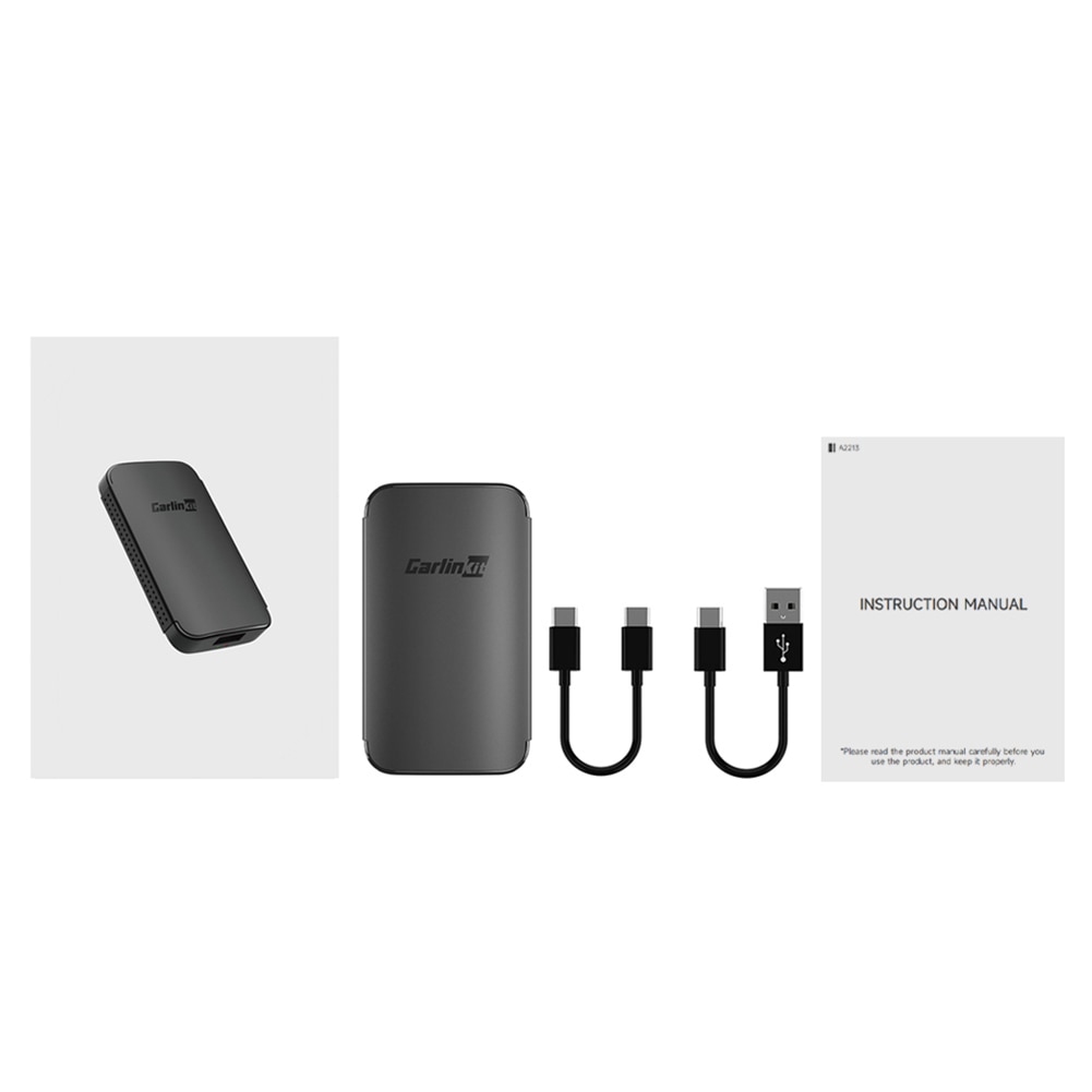 Universal Portable Carlinkit Android Auto System Box Wired Android Auto to Wireless Fast Data Transmission Car Multimedia Player