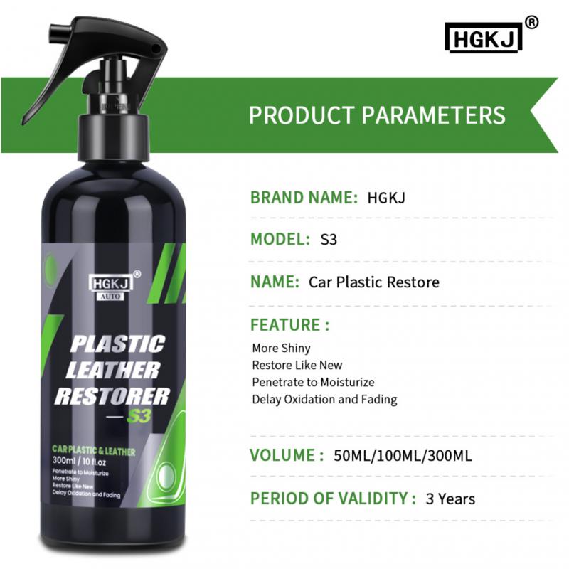 Universal Plastic Leather Restorer Quick Coat Waterproof Plastic Renovator S3 Hgkj Seat Leather Liquid Car Accessories