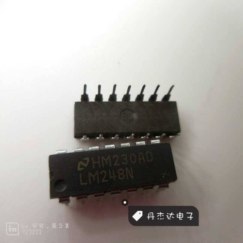 30pcs original new 30pcs original new LM248N LM248 DIP-14 amplifier IC