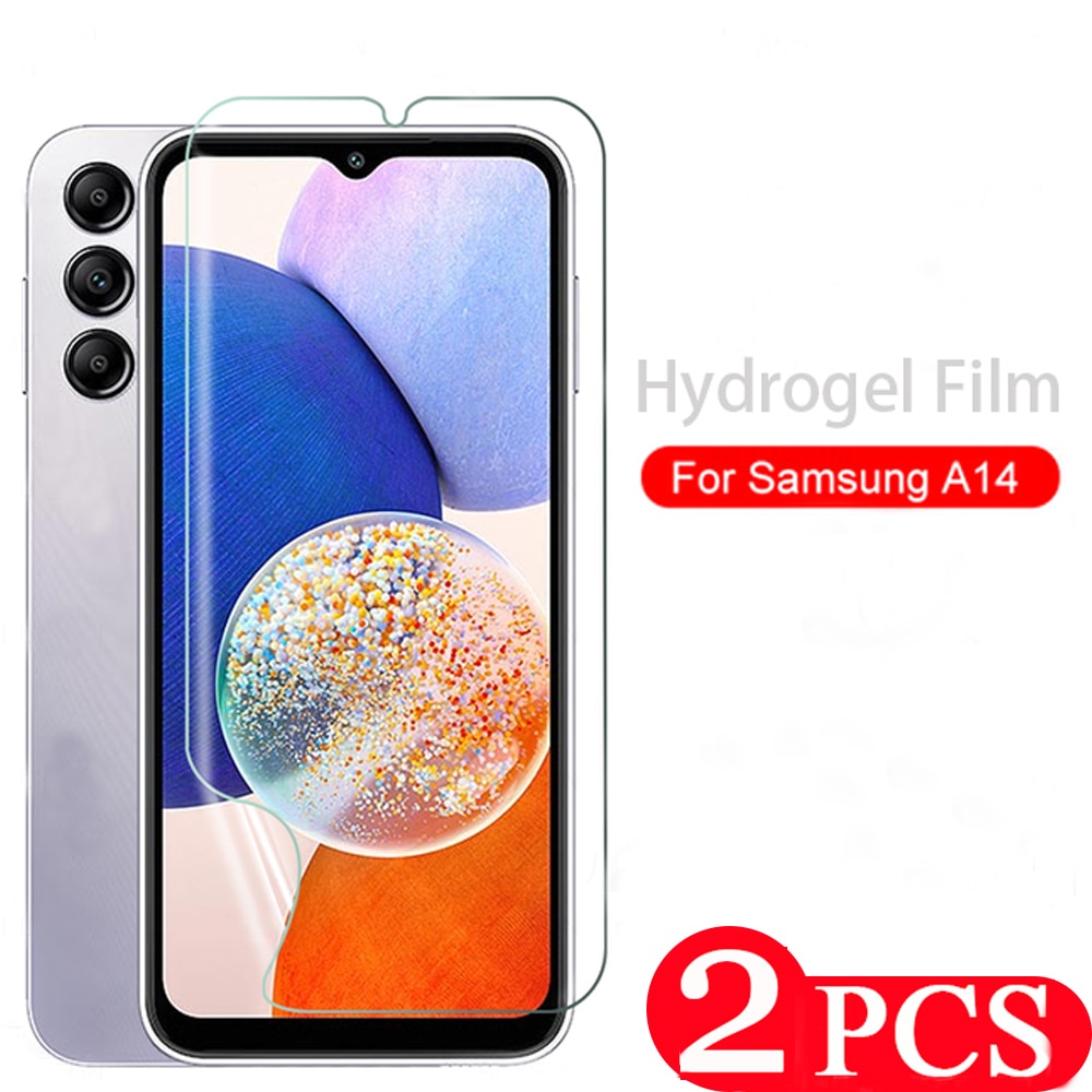 2Pcs Not Glass screen protector for samsung Galaxy A04 A04E M14 M54 A14 A34 A54 M52 M53 M62 M13 A12 A13 5G A53 A73 Hydrogel Film