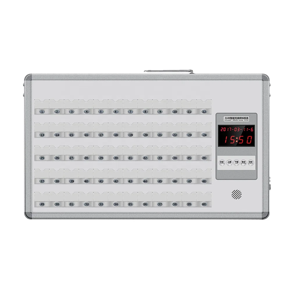 JIANTAO JT-3160 With 60 Buttons Emergency Call Caregiver Wireless Nurse Call System For Clinic Hospital Nursing Home