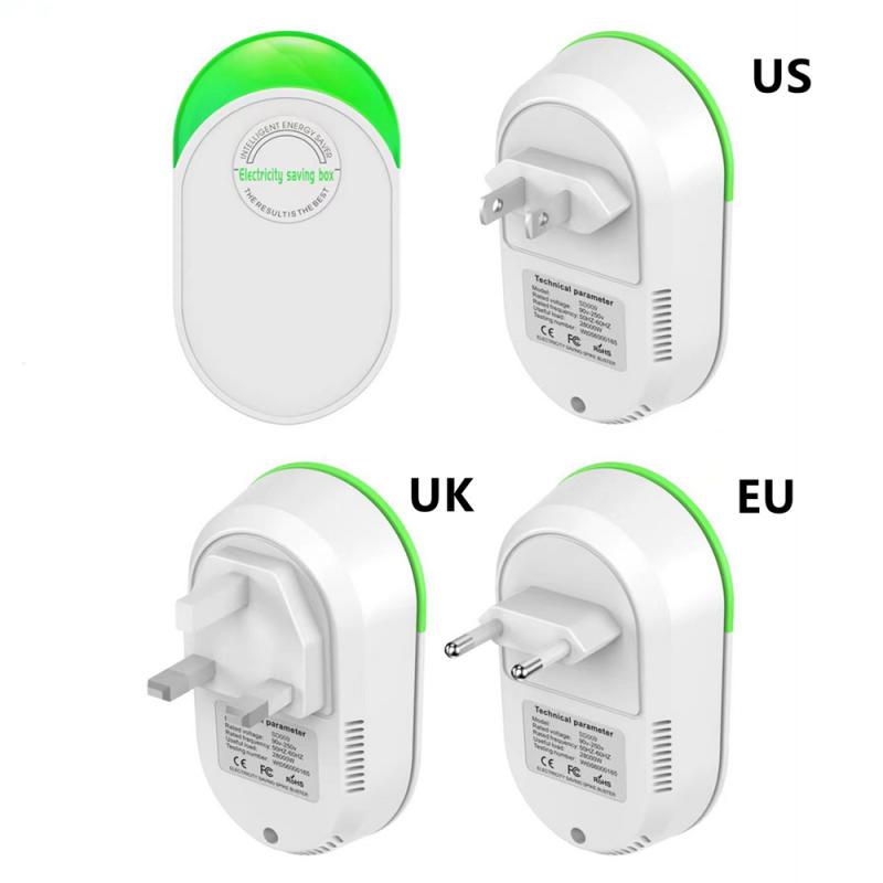 Power Saver Household Energy Saver Energy Saving Device Electric Meter Power Save Power Saving Balance 90V-250V US/EU/UK Adapter