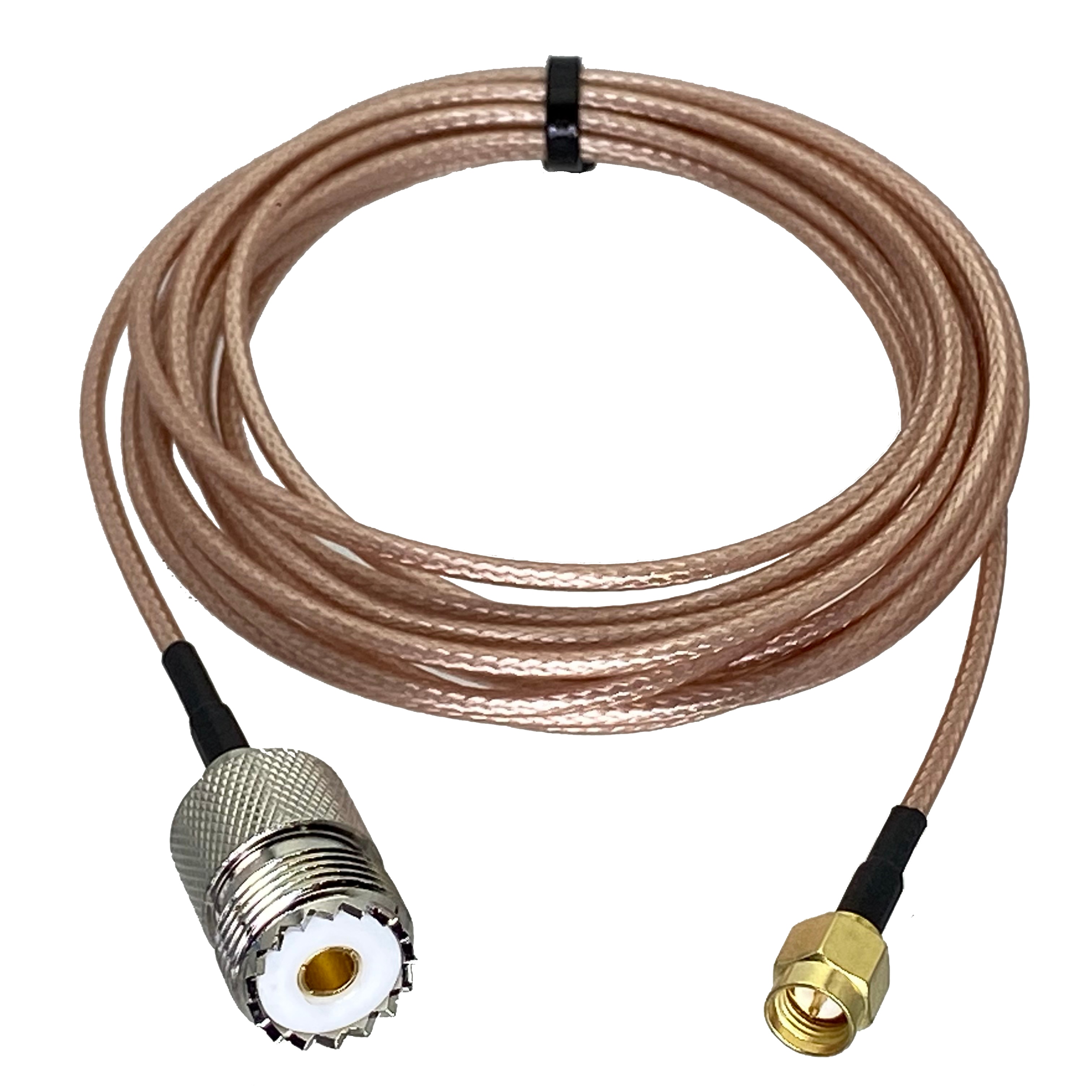 RG316 UHF SO239 Female Jack to SMA Male Connector Crimp RF Coaxial Jumper Pigtail Wire Terminal 4inch~5M New