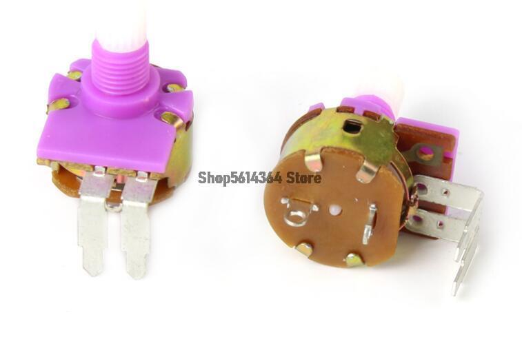 3PCS WH149 Variable Resistor Potentiometer Switched Pot Linear Logarithmic B500K