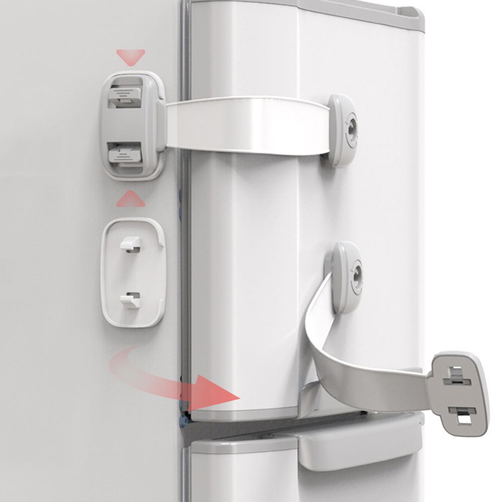 Cute Baby Safety Protection Lock Anti-Clip Hand Door Closet Fridge Cabinet Drawer Box Safe lock For Kid No Tools or Drilling