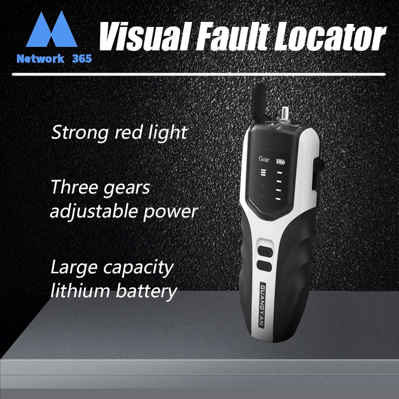 Rechargeable Fiber Optic Tester Pen VFL Red Light Pen Optical Fiber Optic Red Light Pen Visual Fault Locator 5-30MW
