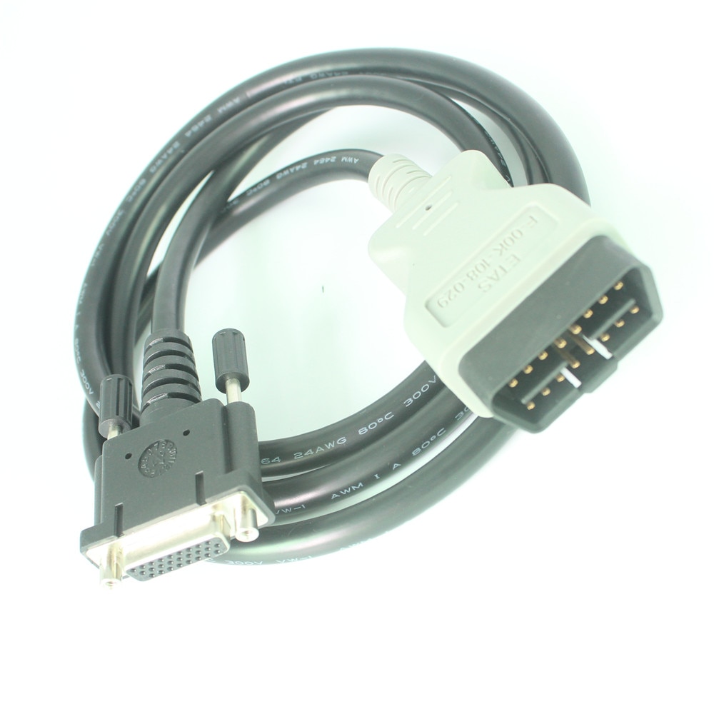 3000211 MDI DLC Cable For MDI OBD2 Main Test Cable ETAS OBDII 16 Pin Adapter Male OBD 16Pin to Female DB 25Pin Connector