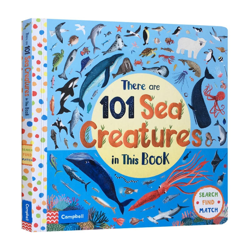 There Are 101 Sea Creatures in This Book, Children's books aged 3 4 5 6, English Popular science picture books, 97815290103