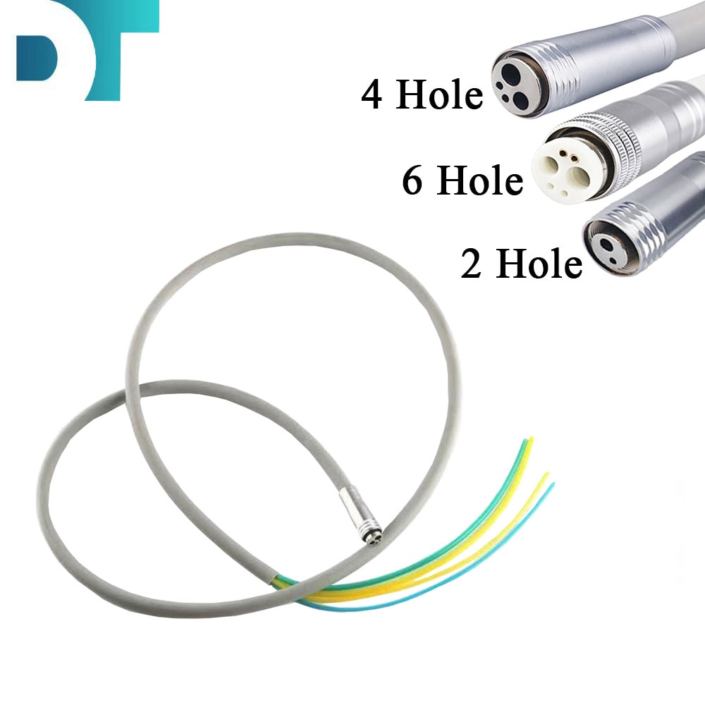 Dental Silicone Tubing Hose Connector 2/4/6 Holes For Air Turbine Motor High Speed Handpiece Water Air Pipe Dentistry Material