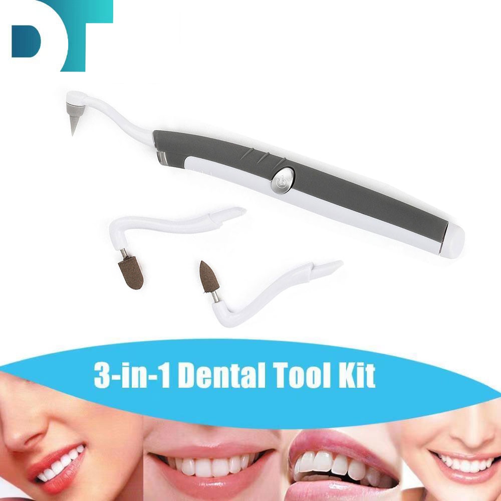 Dental Scaler Universal Tooth Cleaner High Frequency Tooth Stain Remover 3 in 1 Electric Ultrasonic