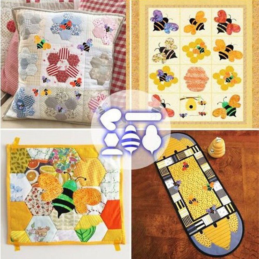Bee Board New Design Sewing Accessories Quilting Supplies Quilting Template Set Sewing Template Patchwork Ruler Kit
