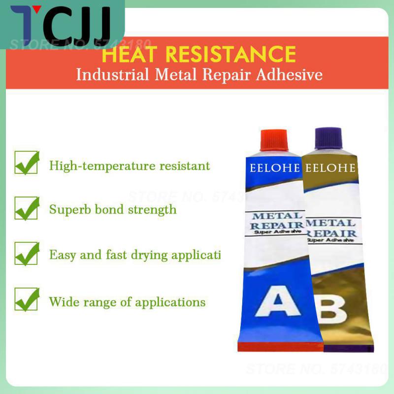 2pcs High Strength A B Metal Repair Glue Universal Casting Adhesive Stomatal Crackle Welding Glue Car Accessories Durable