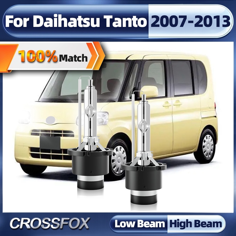 HID Headlight Bulb Xenon Lamps D4S 35W 12V Car Light 20000LM Auto Headlamps 6000K For Daihatsu Tanto 2007-2010 2011 2012 2013