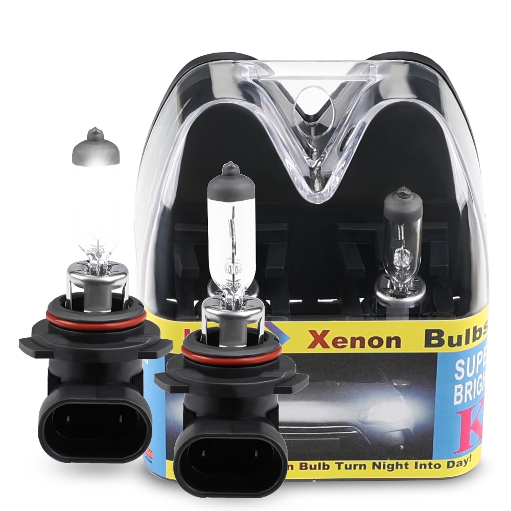 2pcs 9006 Halogen Light Bulbs 12V 55W 4300K Car Fog Lamp Car Headlight Lamp Clear Light White Halogen Bulb Cars Accessories