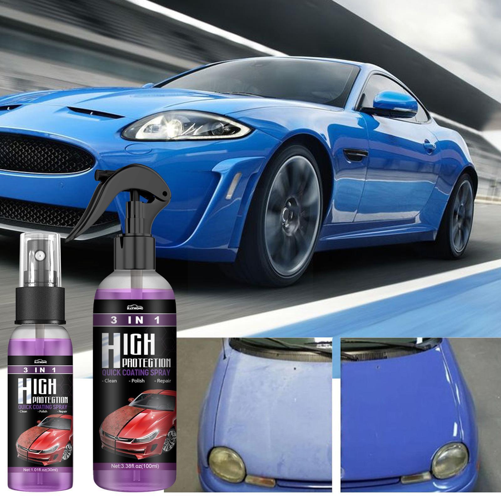 3 In 1 Car Ceramic Coating Spray Paint 30ml/100ml Auto Scratch Spraying Remover Paint Coating Repair Ceramic Wax Polis K1b3