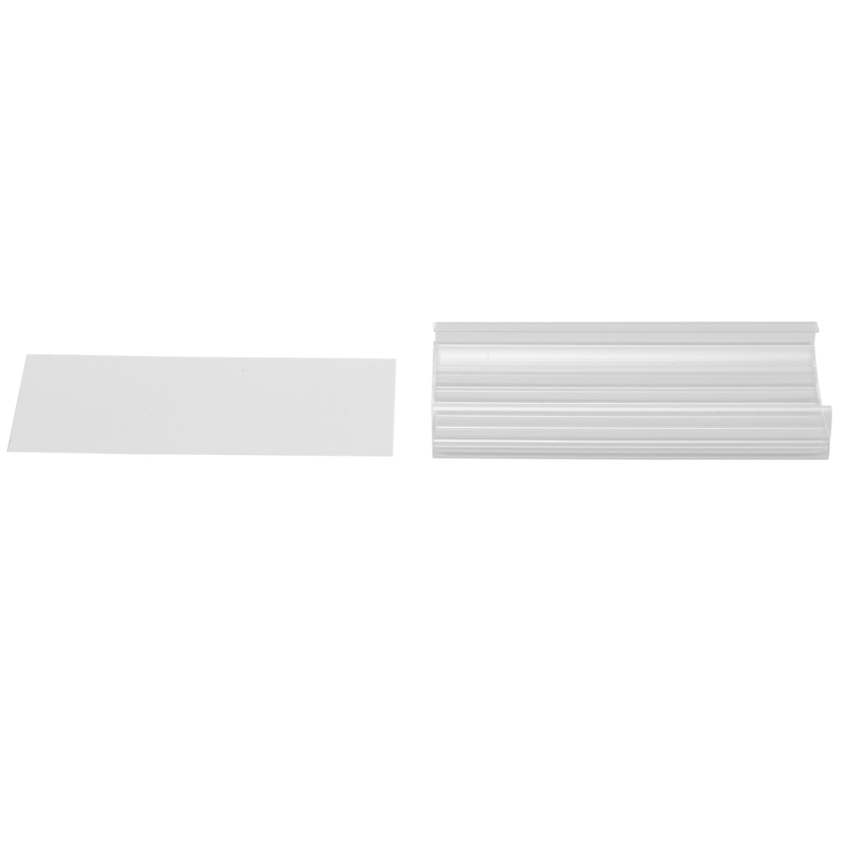 Wire Shelf Label Holders, 30 Pack Plastic Wire Shelf Label Clips with Label Paper Removable Wire Rack Label Holder