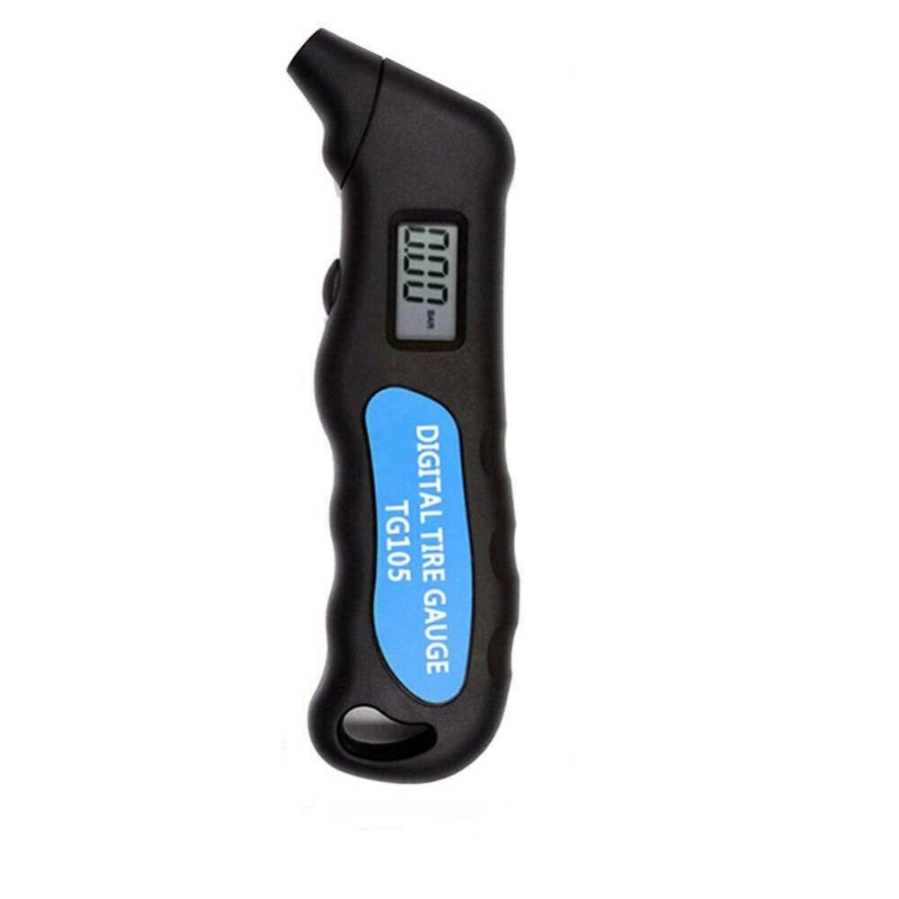 Digital Car Tire Air Pressure Gauge LCD Display Tyre Tester Meter Manometer Barometers for Car Truck Motorcycle Bike