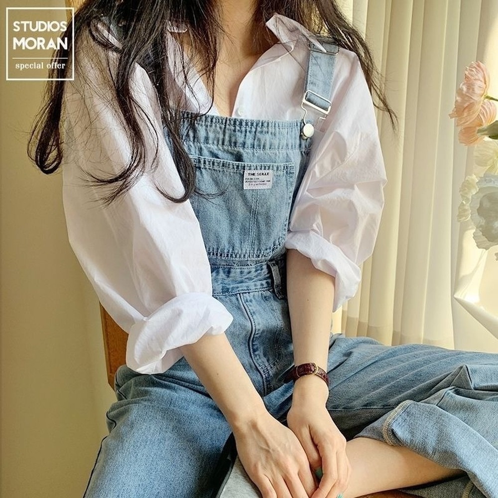 Vintage Denim Overalls Women Summer 2023 Korean Style Pants Loose Wide Leg Jumpsuits Tide Casual All Match Plus Size Women Jeans