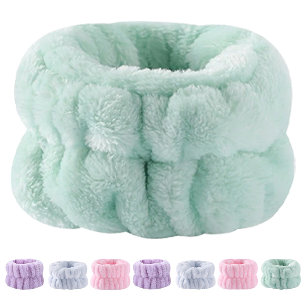 8Pcs Absorbent Wristbands Wrist Sweatband for Girls Prevent Liquid from Spilling Down Your Arms