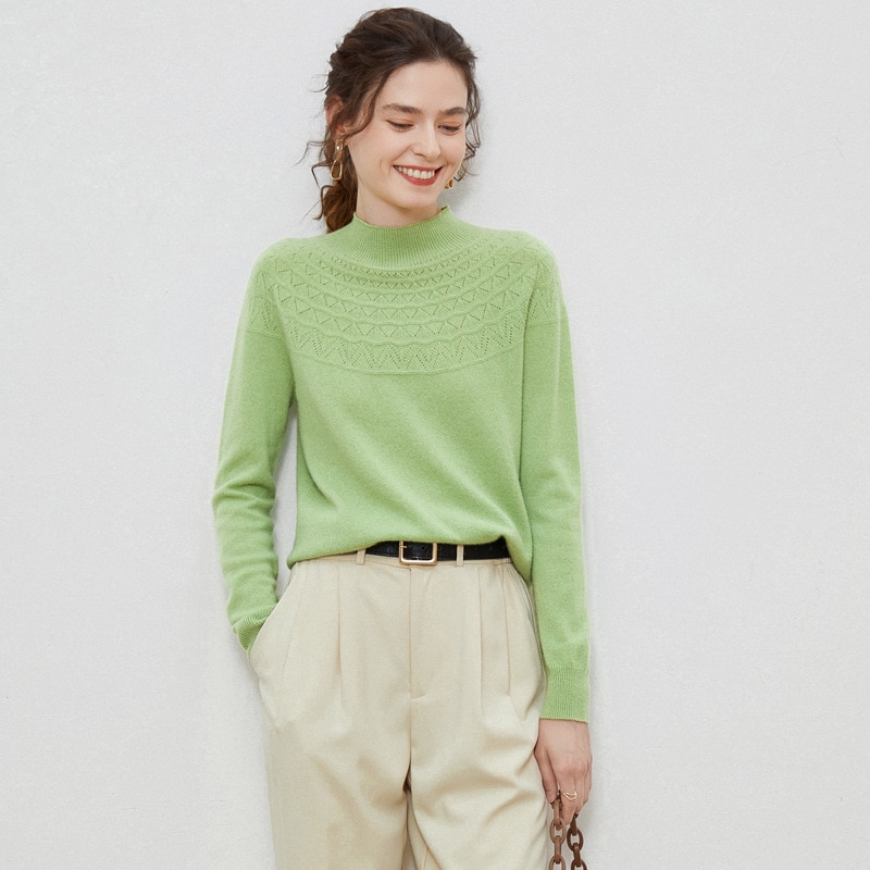 2023 New Women Spring and Autumn Long Sleeve Warm Sweaters&Jumpers Fashion Casual O-Neck Pullovers Sweaters Clothing