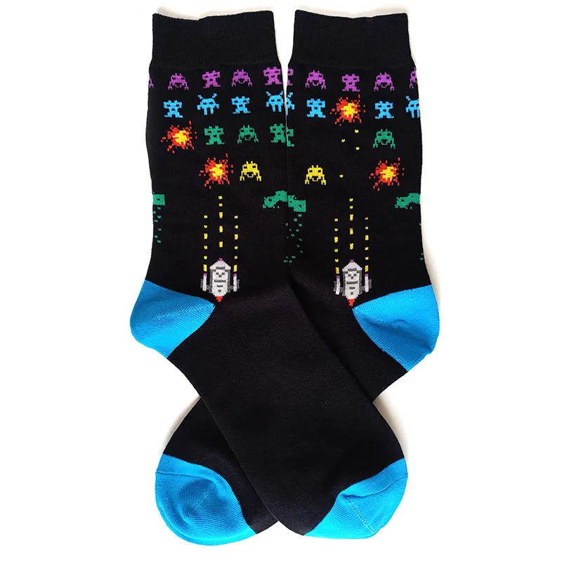 NEW Fashion men's funny socks Cotton women's personality anime socks cartoon skarpety