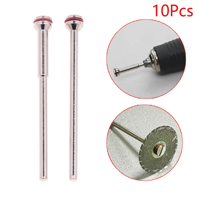 10pcs Dental Material Dental Holding Needle Polished shaft Polishing Shank Mandrel Burs Rotary Tool For Polisher Machine Cutting