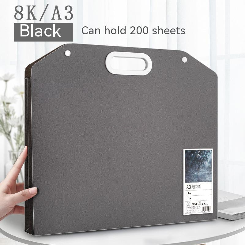 Art Sketch Paper Storage Drawing Bag Waterproof Album Storage A3 4k Art Drawing Folder Data Learning Material Storage Box