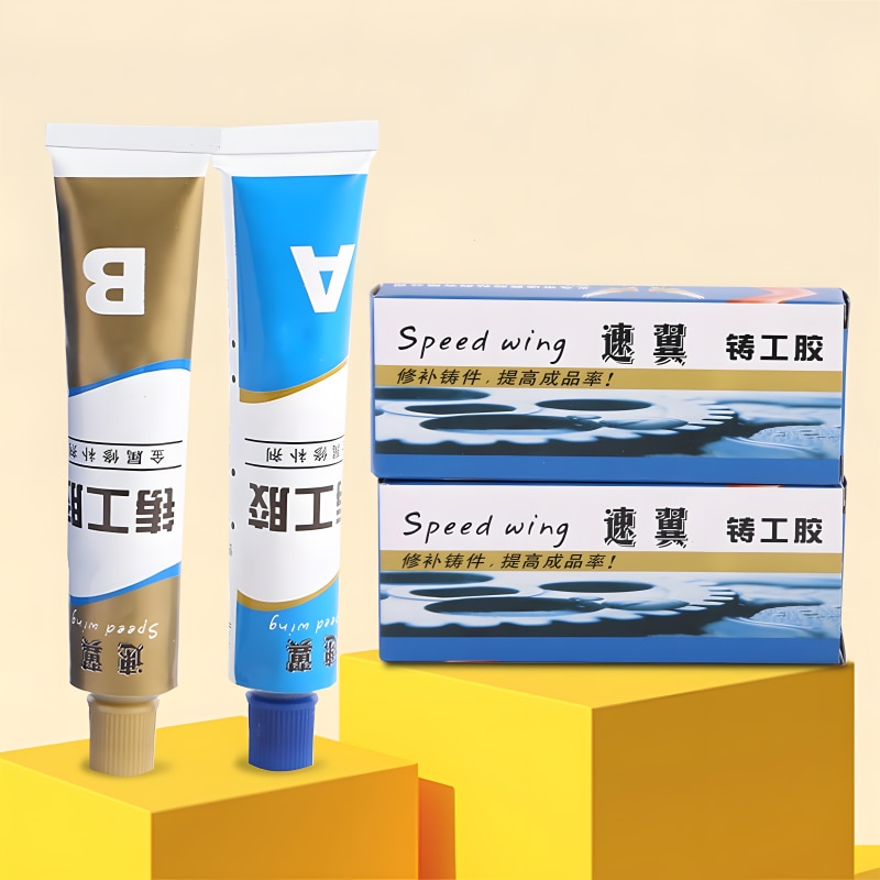 Waterproof Casting Ab Glue Casting Adhesive Industrial Repair Agent Casting Metal Cast Iron Heat Resistance Crackle Welding Glue