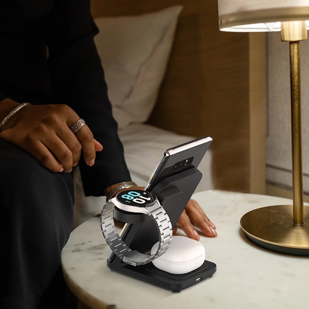 Wireless Charger For Samsung Galaxy S23/S22/Note Phone Galaxy Watch 5/5 Pro/4 Active 2 1 Fast 3 in 1 Charging Station