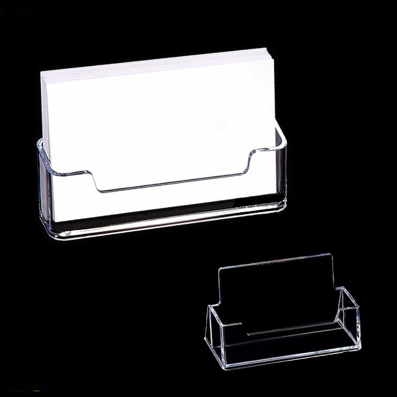 Single Layer Clear Acrylic Desktop Business Card Holder Office Business Card Holder Local Business Card Holder Holder Box