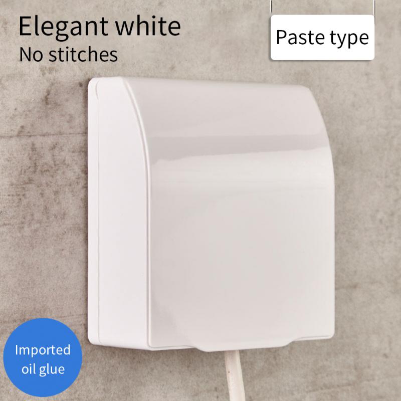 Universal 86 Type Wall Socket Waterproof Box Transparent Plate Switch Protection Cover Outdoor Socket Box Cover Protector