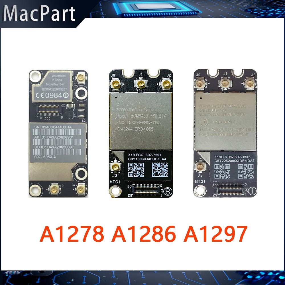 Original WiFi Airport Card BCM94331PCIEBT4AX Wifi Card BCM94331PCIEBT4CAX For Macbook Pro A1278 A1286 A1297 2010 2011 2012 Years