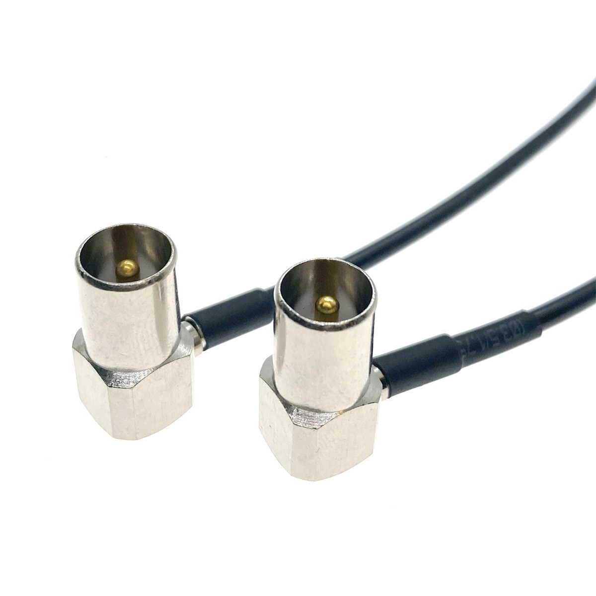 RG174 IEC PAL DVB-T Male 90 Degree to IEC MALE Right Angle RF connector Coaxial Jumper RF Cable