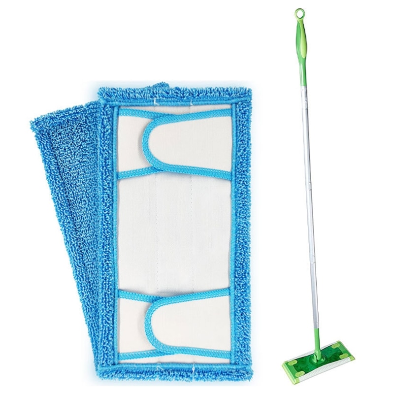 Mop Cloths/Pads for Swiffer Sweeper Microfiber Hardwood Floor Mop Pad Wet and Dry Flip Mop Washable Reusable