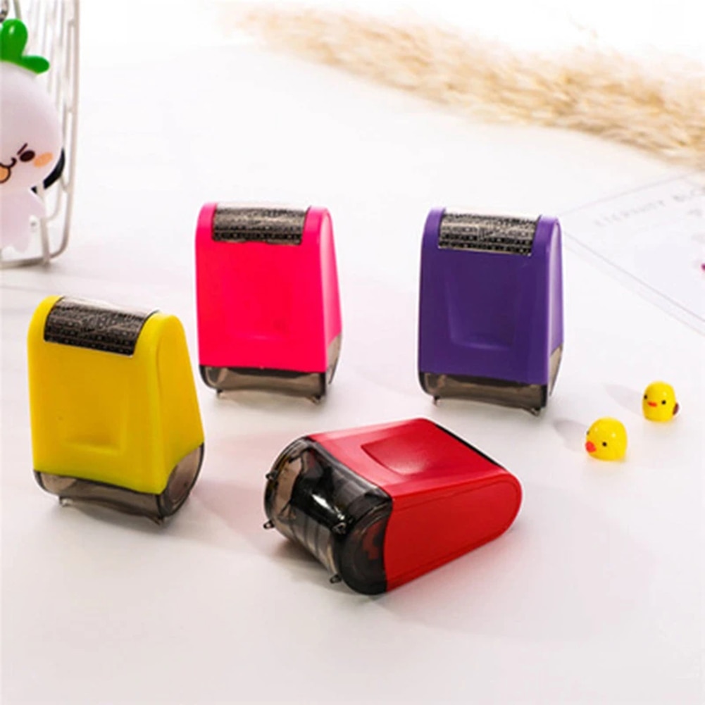 Small Identitys Theft Protection Roller Stamps Portable Privacys Roller Stamps For Address Privacys