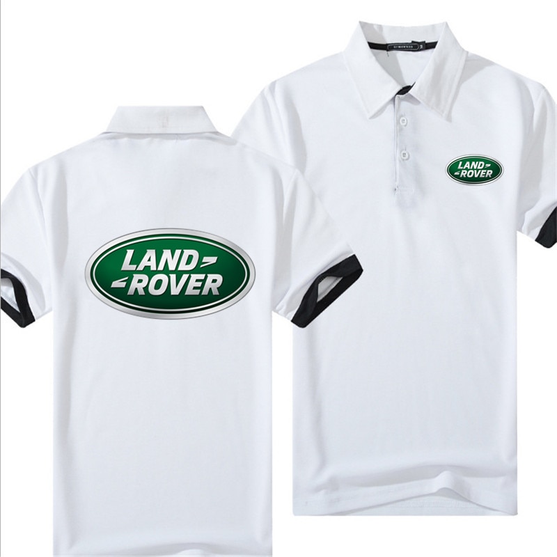 Summer Hot Sale Land Rover Car Logo Printing High Quality Polo Shirt Men's Casual Harajuku Cotton Comfortable Short Sleeved