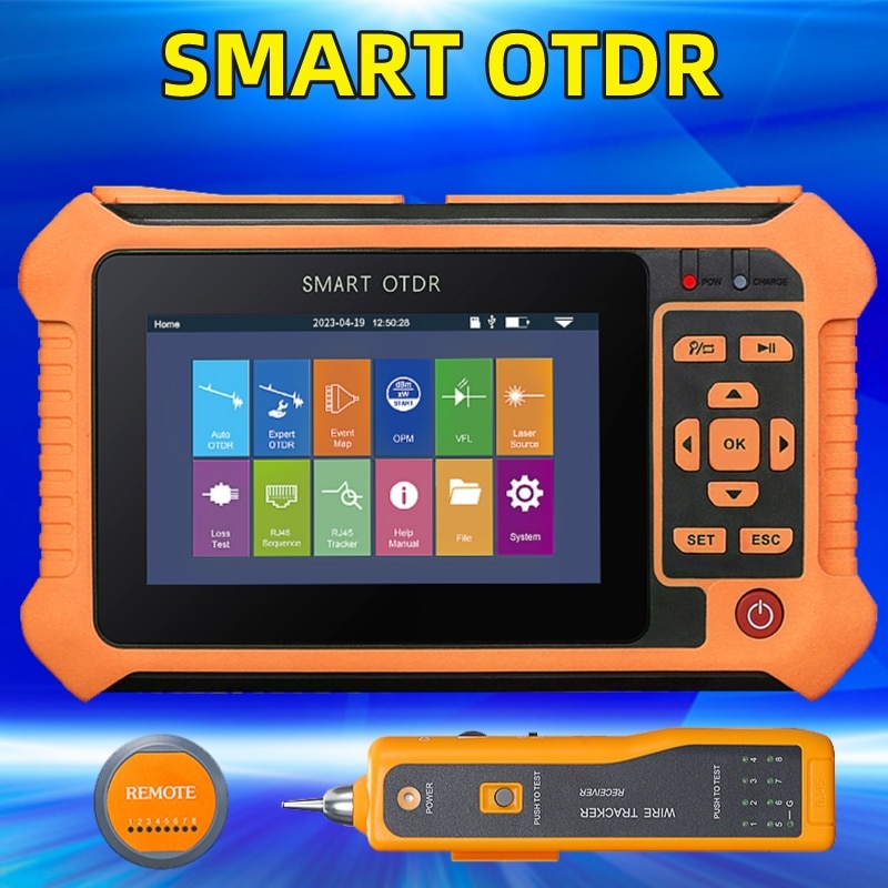 AUA 562/501/500/516/565U/A Multifunctional Optical Time Domain Reflectometer(Built-in VFL OPM OLS LED) OTDR Fiber Optic Tester