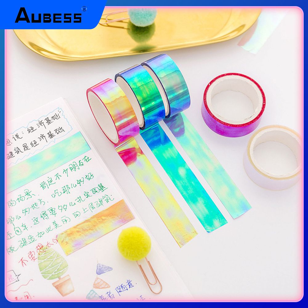 Creative Hand Account Decoration Waterproof Student Sticker Version Of Color Candy Colors Masking Tapes 1pc Korean Washi Tape