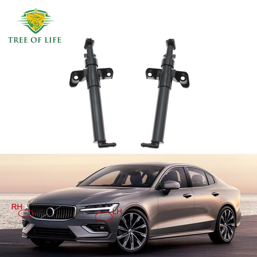 For VOLVO S60L 2014 2015 2016 2017 2018 2019 2020 Front Headlight Washer Nozzle Actuator Pump Headlamp Cleaning Water Spray Jet