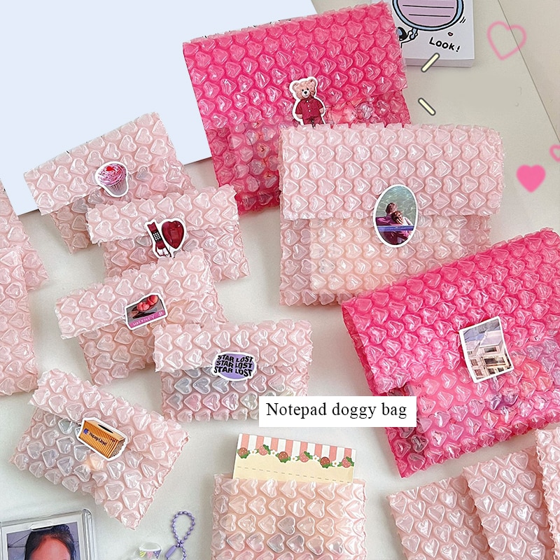 10pcs Pink Love Bag Bubble Envelope Bubble Envelope Padded Envelope Packaging Bag Business Bubble Envelope Mailing Packaging Bag