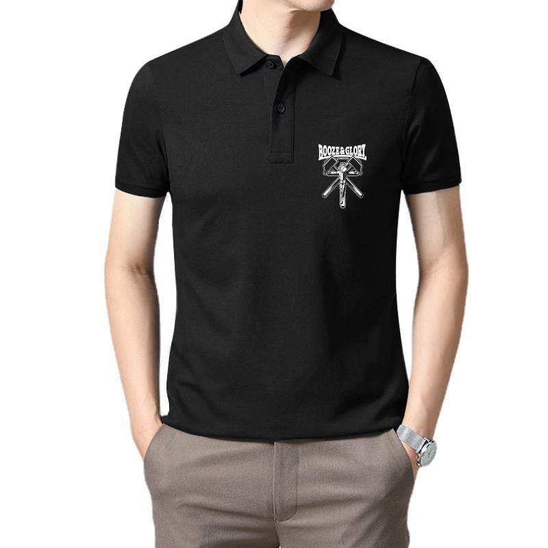 Funny Men T Shirt Novelty Tshirt Women Booze And Glory Crucified T-Shirt