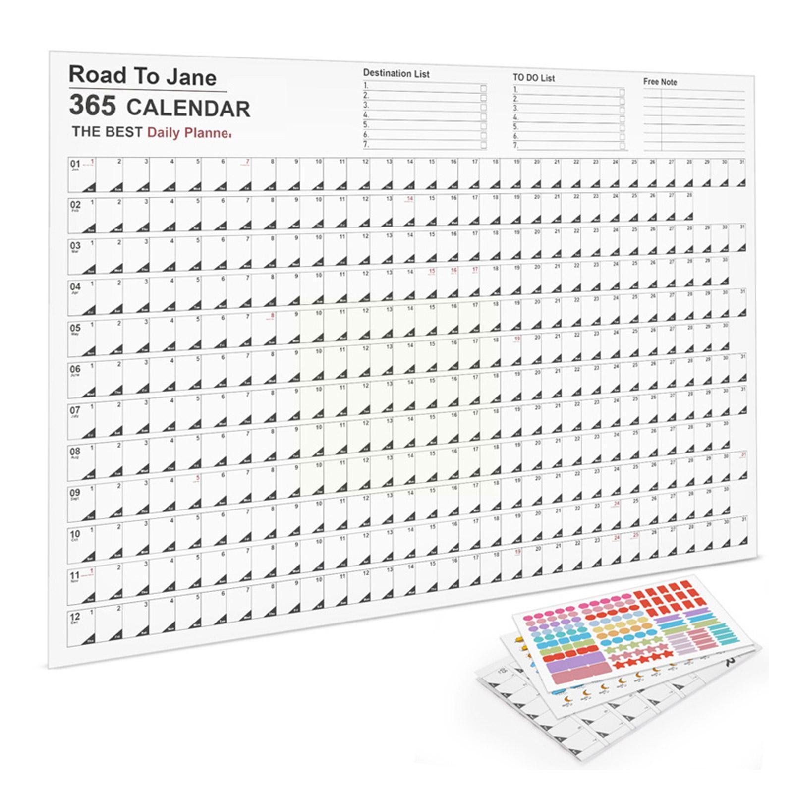 2023 Calendar Simple Daily Schedule Planner Sheet To Organizer Hanging Yearly Agenda List Do Planner Weekly Annual Y7R8