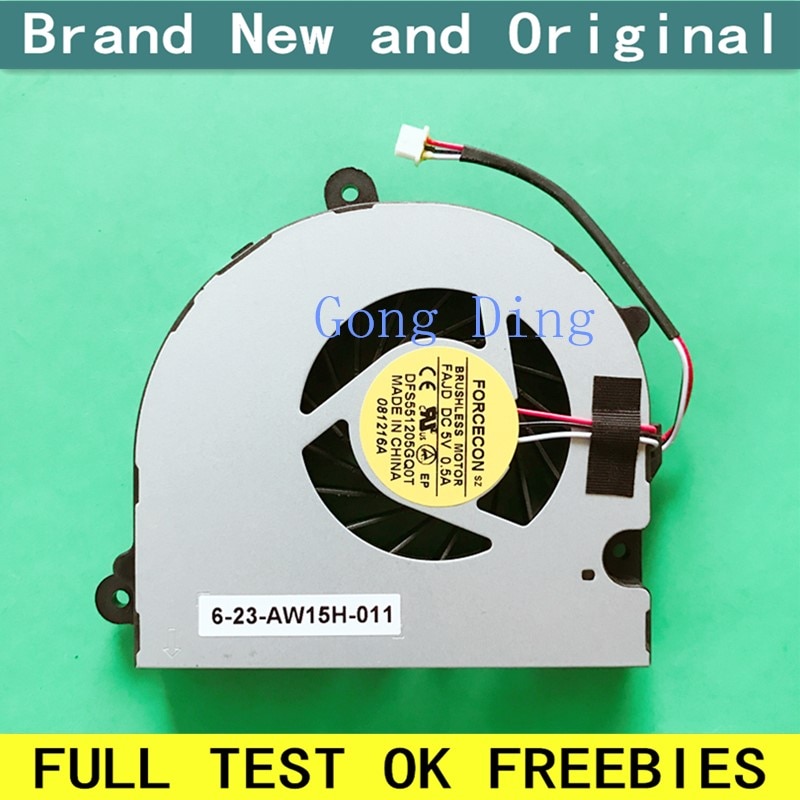 New laptop CPU gpu cooling fan Cooler Notebook Fit for Clevo W110 W110ER W150 W150HRM W170 W170HR i7 P370 P370EM Laptops