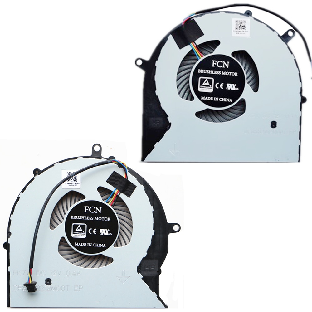 New laptop CPU GPU cooling fan Cooler Notebook for ASUS FX63V FX63VM FZ63VM FX63VM7300 FX63VM7700 DC 12V fcn GL703VM-DB74